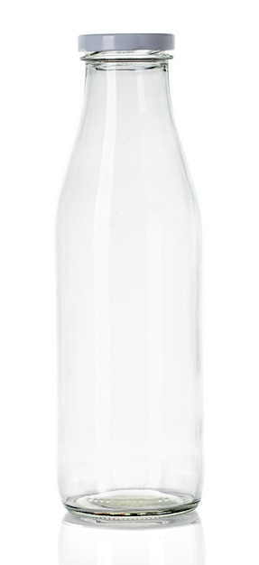 Leere Milchflasche