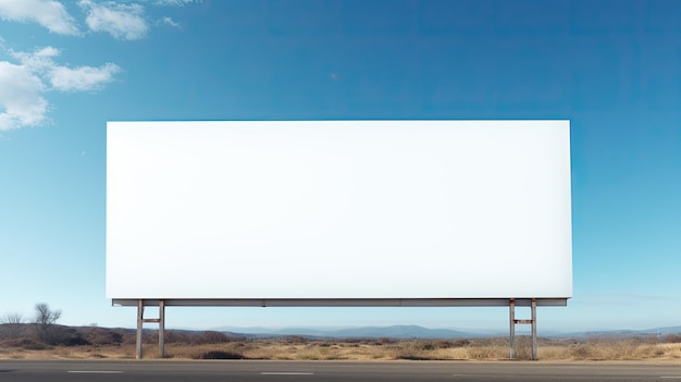 Foto leere plakatwand als leinwand für ihre nachricht