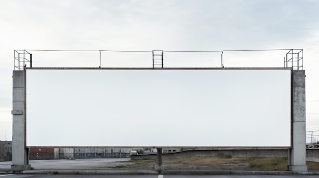 Foto leere plakatwand eine leinwand für ihre botschaft