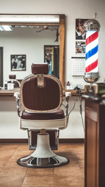 Leere Räume im Friseurladen