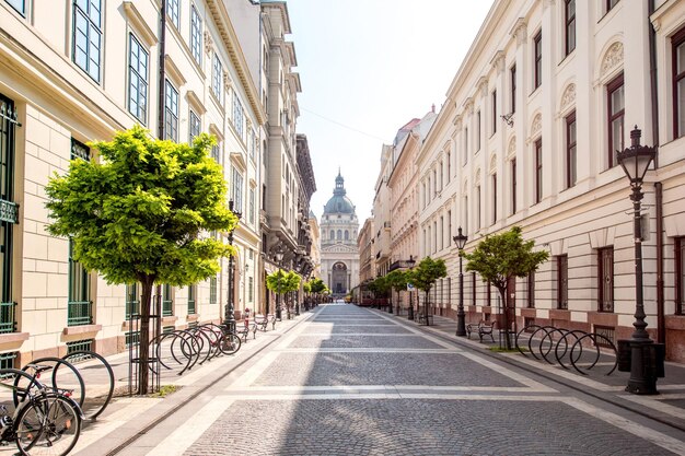 Leere Stadtstraße