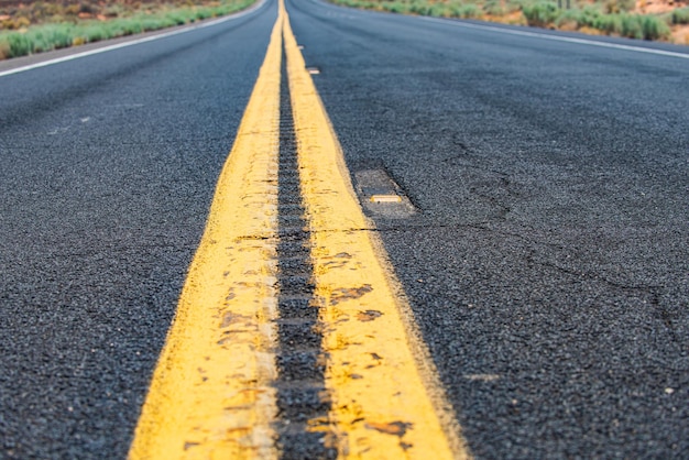 Leere Straße Asphalt Textur Weg Hintergrund