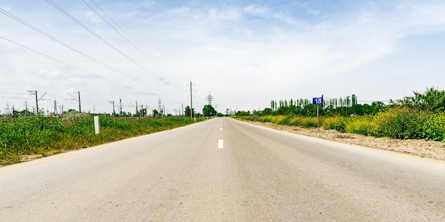 Leere Straße, Autobahn