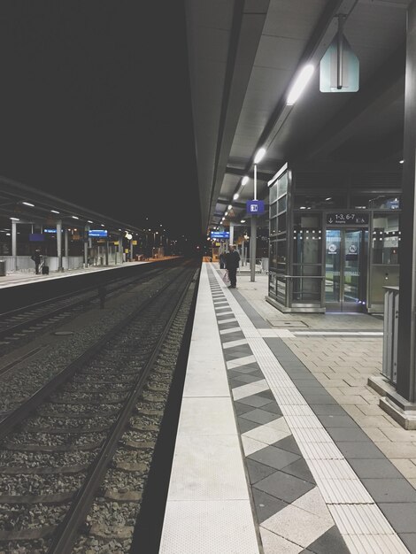 Foto leere straße in der stadt