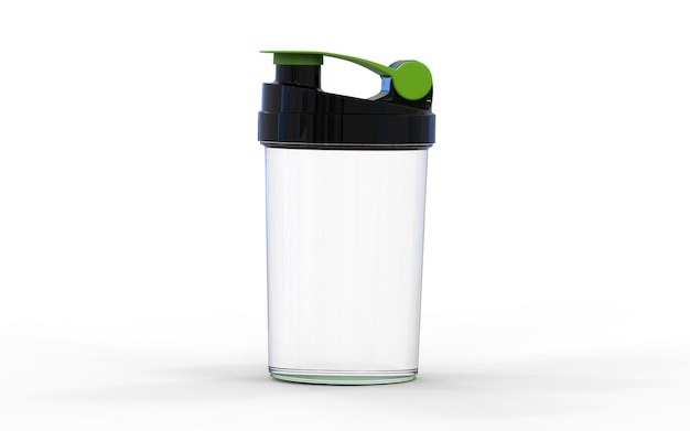 leerer Gym Shaker oder Flasche