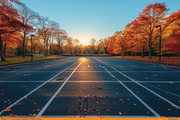 leerer Parkplatz und Raum professionelle Fotografie