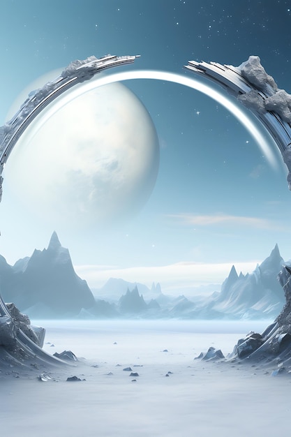 leerer quadratischer Avatar-Rahmen des Spiels, schöner und verträumter Hintergrund