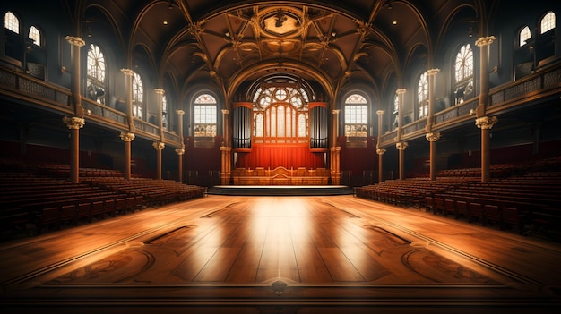 Leerer Saal im Auditorium