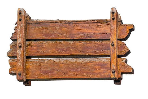 Leeres Holzbrett, leeres Holzschild