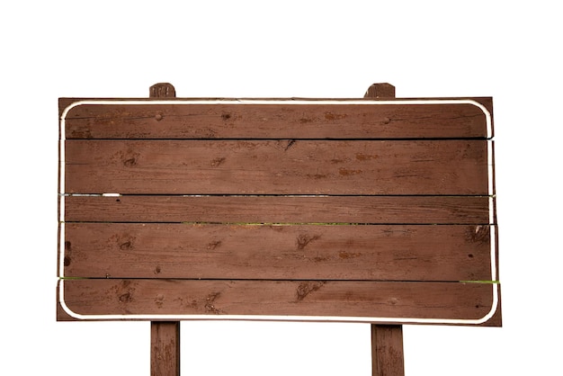 Leeres Holzbrett, leeres Holzschild