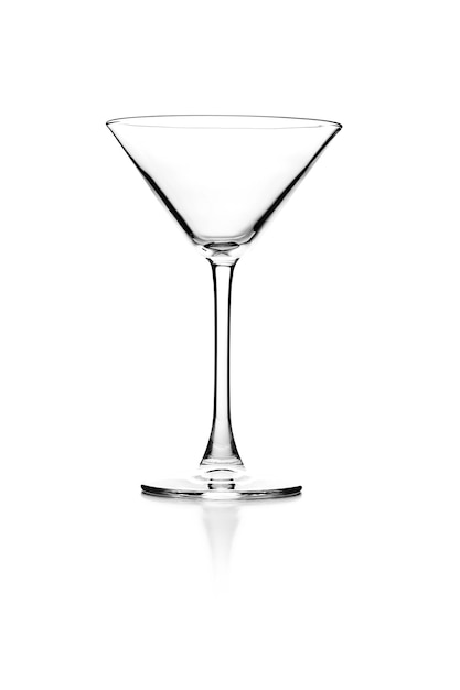 Leeres Martini-Glas