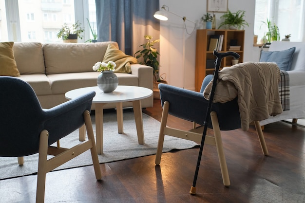 Leeres modernes Wohnzimmer