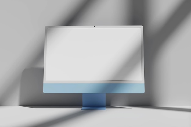 Foto leeres monitor-mockup