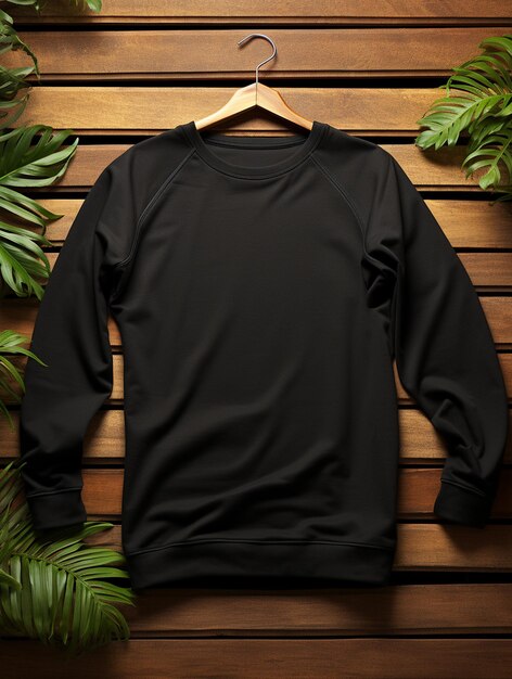 Leeres Sweatshirt-Foto für das Mockup-Design