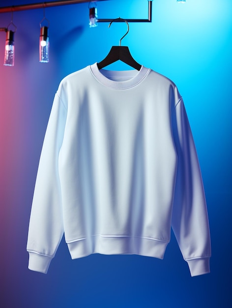 Leeres Sweatshirtfoto für Mockup-Design