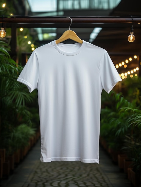 Leeres T-Shirt-Foto für Herren für Mockup-Design