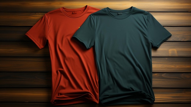 Leeres T-Shirt templategenerative ai