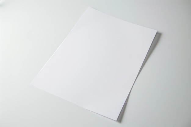 Foto leerpapier-mockup, das mit generativer ki erstellt wurde