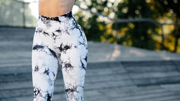 Leggings con patrones abstractos para el aire libre
