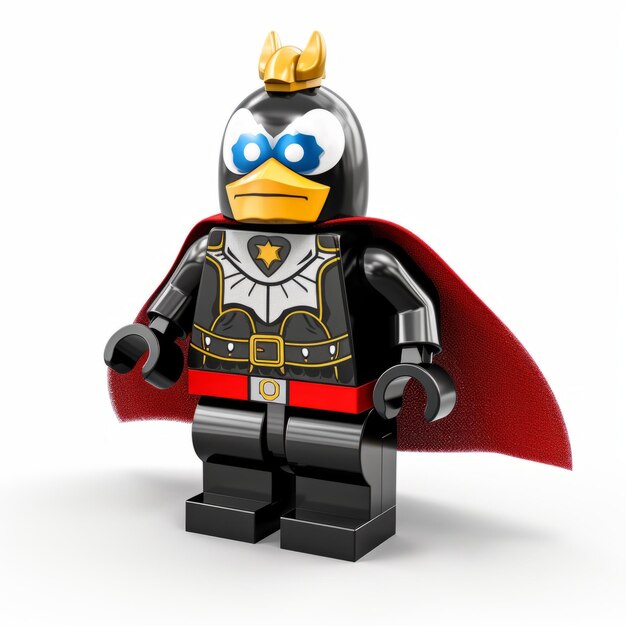 Foto lego bird king eve super-herói pinguim personagem em uhd imagem