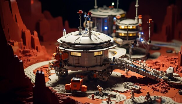 LEGO Marte juega con la exploración espacial futurista