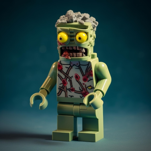 Foto lego zombie uma adição divertida e assustadora à sua coleção