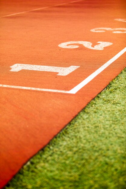 Leichtathletik Track Closeup