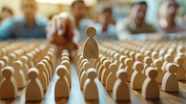 Foto leidenschaftlicher gemeinnütziger direktor, der freiwilligen-training leitet, um gemeinschaftsprojekte zu stärken und eine