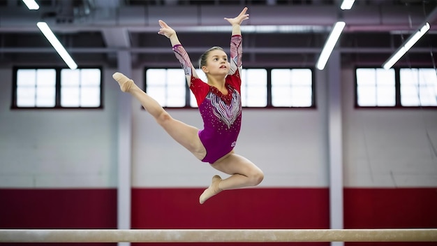 Leistungen von Gymnastikerinnen