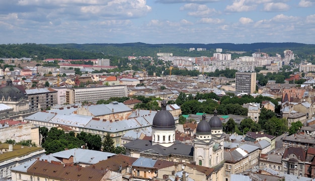 Lemberg Blick von einem hohen Turm