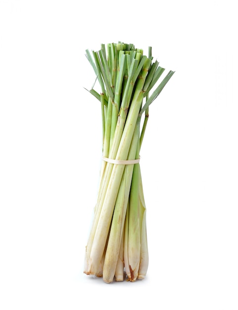 Lemongrass isoleted no branco