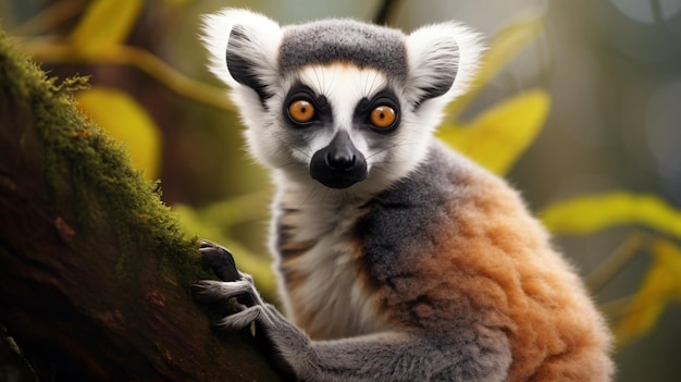 Foto lemur catta na natureza