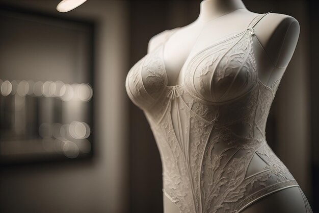 Lencería sensual en un maniquí ai generativo