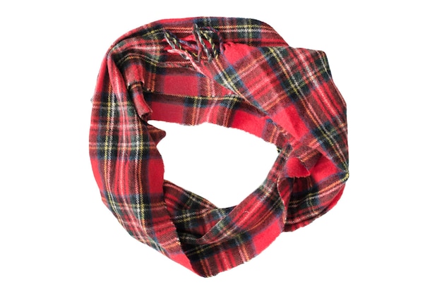 Lenço Tartan isolado