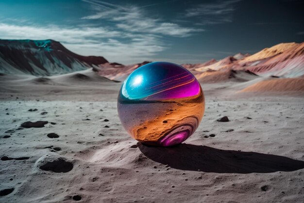 Foto lensball que é uma ferramenta para fotógrafo que faz unique way to capture your world