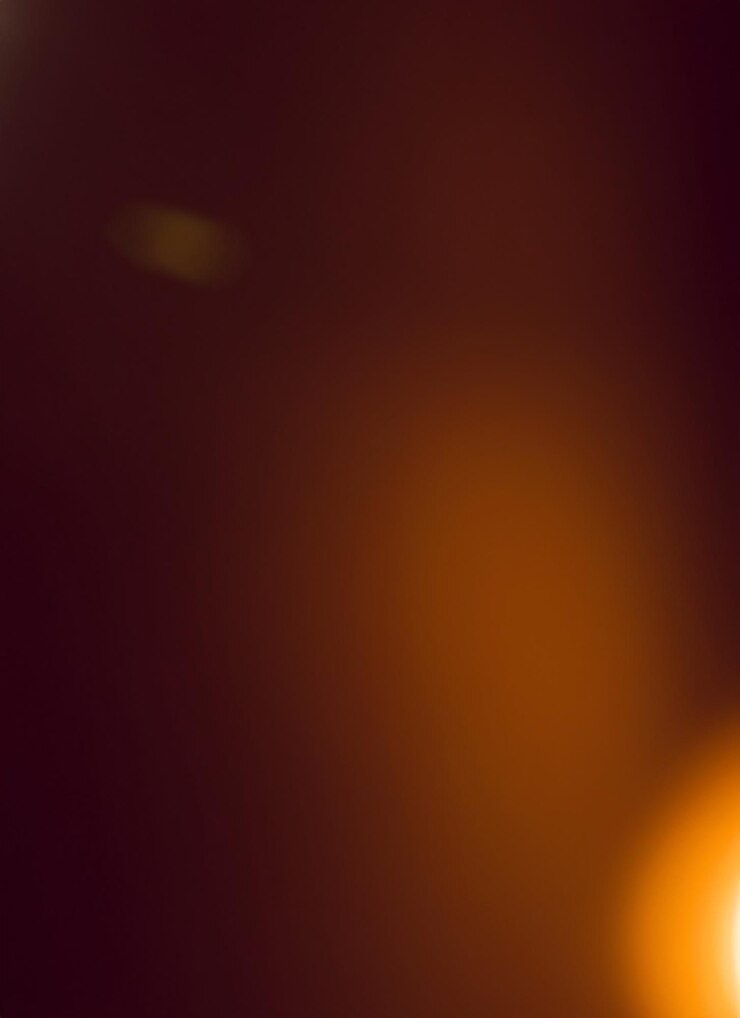 la lente es borrosa, desfocada, de luz brillante, resplandeciente, con manchas brillantes y fondo oscuro