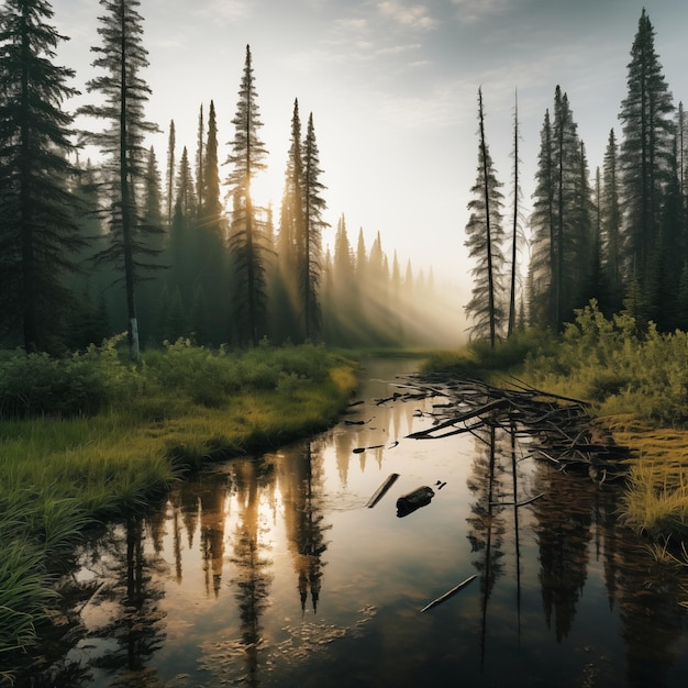 Foto el lente telefotográfico de taiga encounter captura la vida silvestre esquiva