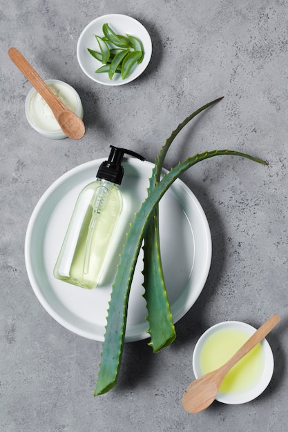 Óleo de aloe vera para spa e tratamentos de beleza