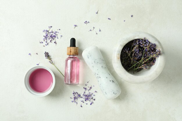 Óleo de lavanda cosmético para cuidados com o corpo e cuidados com a pele