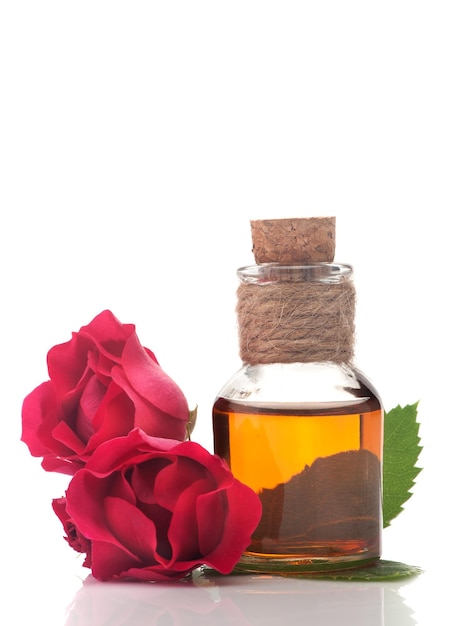 Óleo essencial de rosa e flores de rosa Spa e aromaterapia