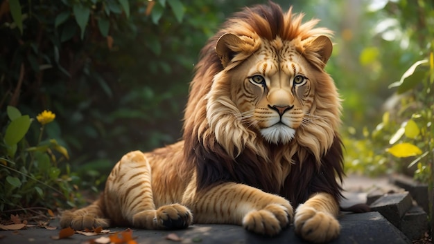 Un león es un estado de ánimo silencioso