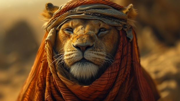 El león en hijab