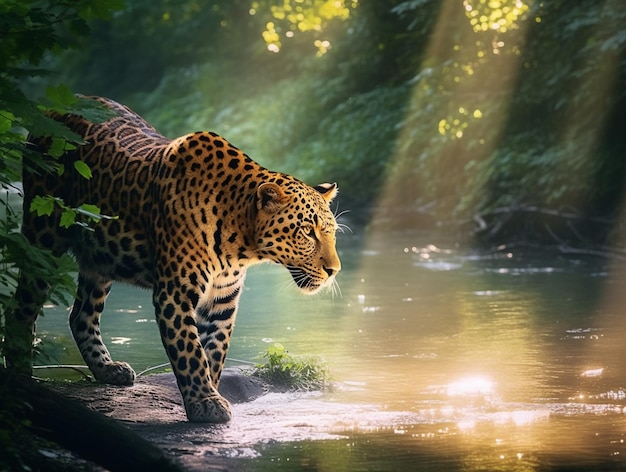 Leopard in der Natur