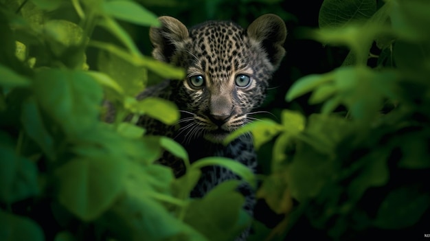 Leopardenjunge