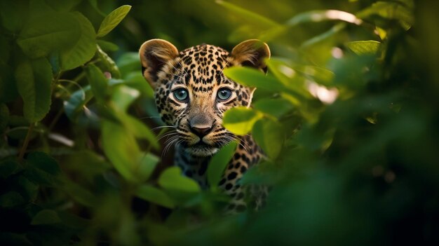 Leopardenjunge