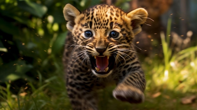 Leopardenjunge