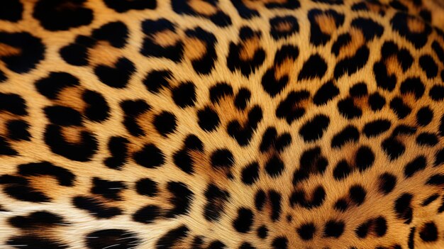 Leopardenpelz Tierpelz Textur Nahaufnahme komplizierte Details der Tier Pelz Textur