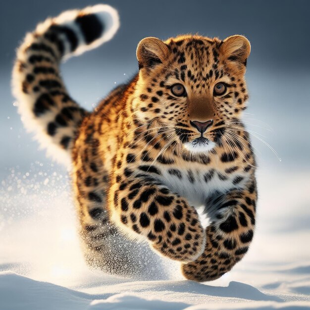 El leopardo africano