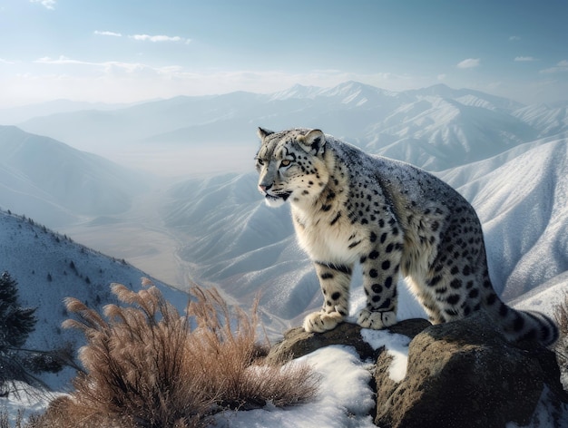 Leopardo da neve Irbis