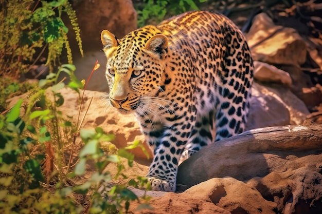 El leopardo está cazando IA generativa